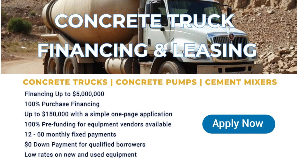 concrete truck financing