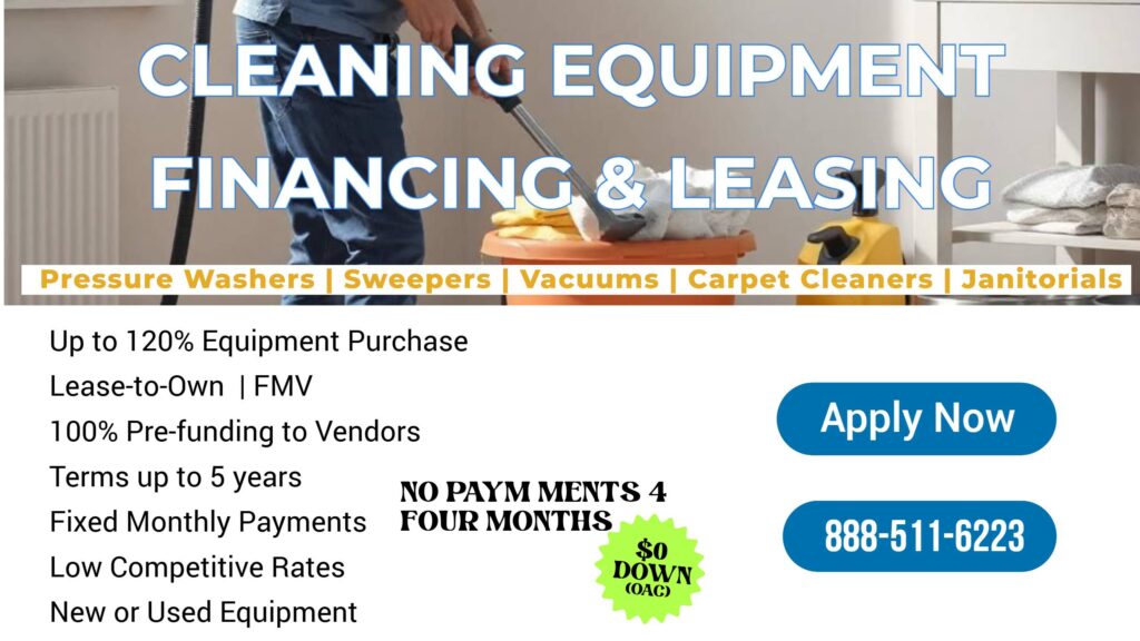 carpet cleaning machine finance