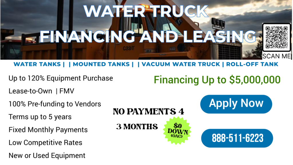 water truck financing and leasing