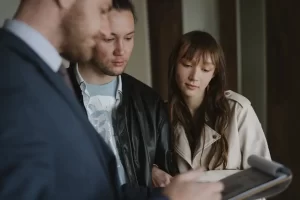 discussion with business owners.