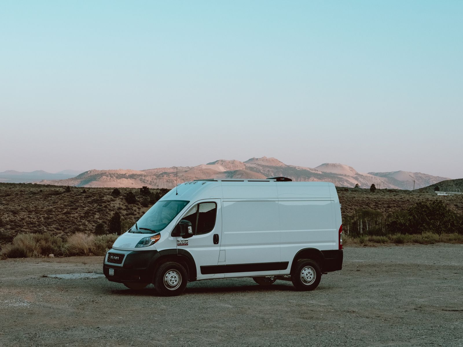 Fleet Truck Financing 1 White ram promaster service van, the kind of work van financed through fleet truck financing