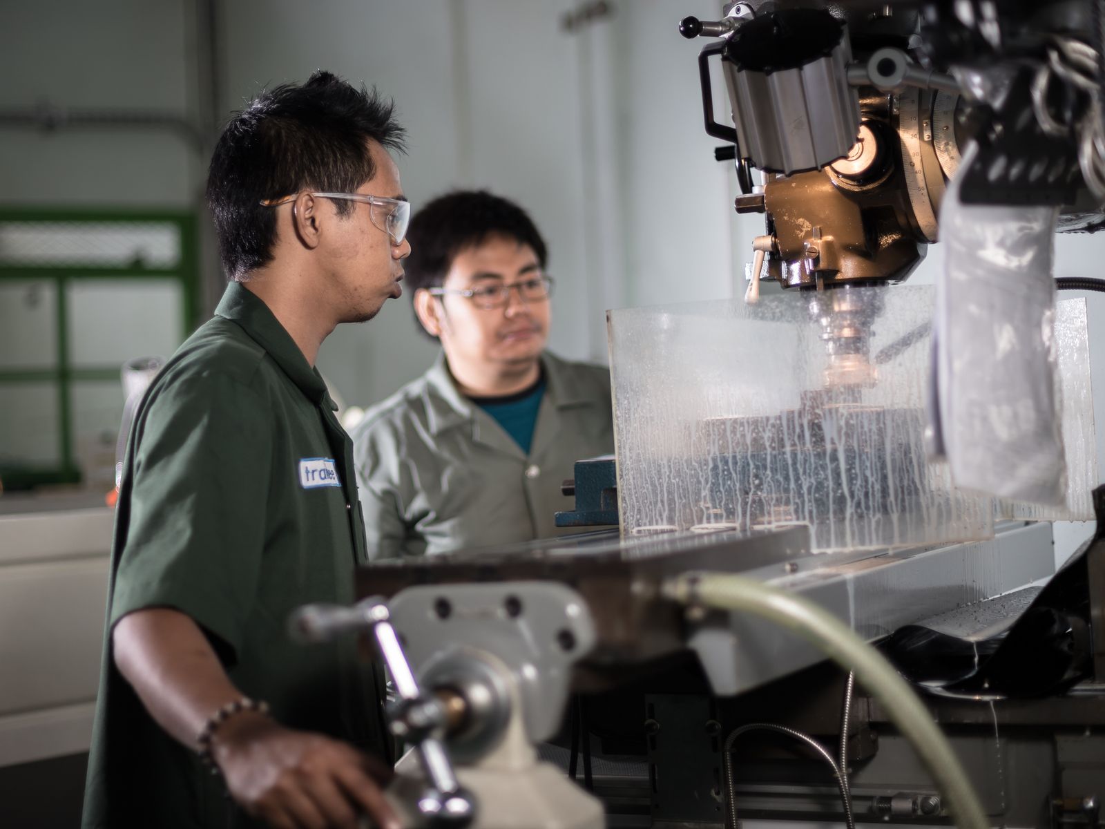 Machinists running shop equipment - equipment financing by industry